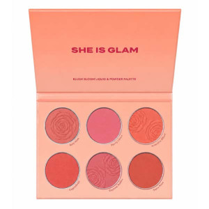 پالت رژگونه شی ایز گلم مدل Floral Blush