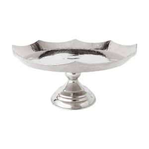 شیرینی خوری مسی مدل خورشیدی کروم کد ZH316.3