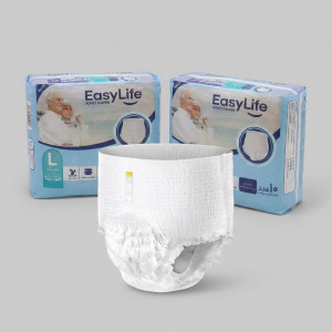 پوشک شورتی بزرگسال ایزی لایف کد 017 سایز Large دو بسته 10 عددی