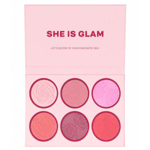 پالت رژگونه شی ایز گلم مدل Floral Blush