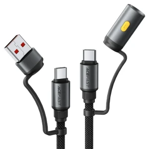 کابل تبدیل USBUSB-C به USB-C ایس فست مدل J5 طول 1.2 متر