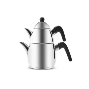 ست کتری و قوری کاراجا مدل Powersteel Pro گنجایش کتری 2 لیتر گنجایش قوری 1 لیتر