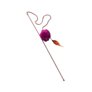 اسباب بازی میله پردار گربه مدل Plumy Cat Stick