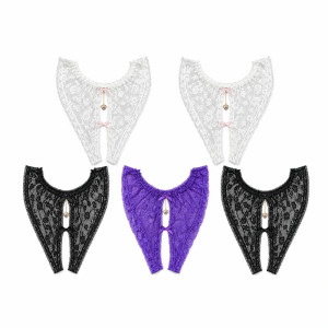 شورت لامبادا گیپور زنانه مدل فاق باز WD 22502189 مجموعه 5 عددی