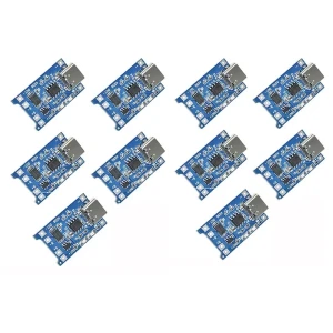 ماژول شارژ باتری لیتیومی مدل TP-4056TYPEC بسته 10 عددی