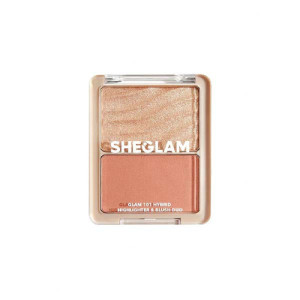 پالت هایلایتر و رژگونه شیگلم مدل Glam Hybrid شماره 101