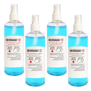 محلول ضدعفونی کننده نیوساد مدل Antiseptic حجم 150 میلی لیتر مجموعه 4 عددی