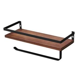 شلف دیواری حمام wood-steel مدل S