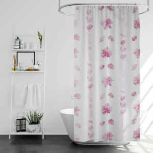پرده حمام پیسو مدل BZ-40 سایز  180×200 سانتی متر
