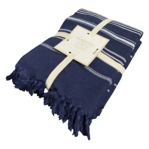 روتختی دو نفره مادام کوکو مدل Eloi Lacivert سایز 230x200 سانتی‌متر