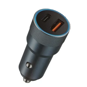 شارژر فندکی 60 وات 2 پورت مدل AK-257 فست شارژ