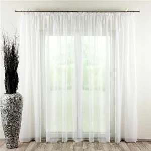 پرده مدل دوخت ساده حریر شاین سایز 300x280 سانتیمتر