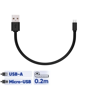 کابل تبدل USB  به MicroUSB به طول 0.2 متر
