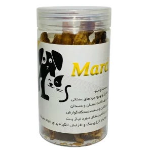 تشویقی سگ مدل 001 با طعم سیرابی بره وزن 60 گرم