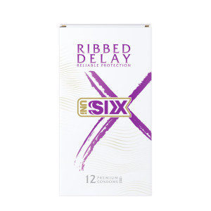کاندوم سیکس مدل Ribbed Delay-N بسته 12 عددی