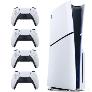 کنسول بازی سونی مدل PlayStation 5 Slim ظرفیت یک ترابایت ریجن 2016A اروپا به همراه دسته اضافی