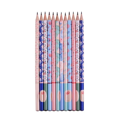 مداد مشکی پرودون مدل FLOWER مجموعه 12 عددی
