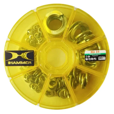 واشر هامر مدل فنری کد Home FIX WF بسته 150 عددی