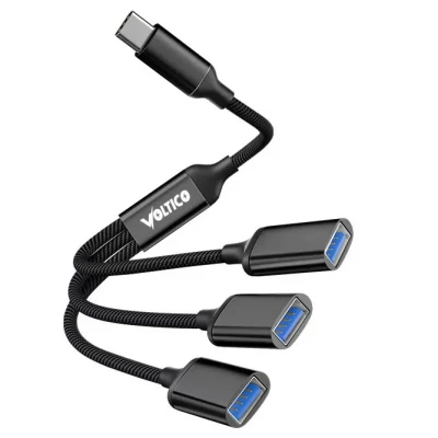 هاب 3 پورت USB-C ولتیکو مدل VTH-310C