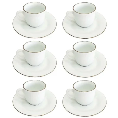 سرویس قهوه خوری 12 پارچه تقدیس مدل گرد کد TA1003