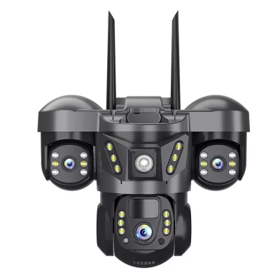دوربین مداربسته تحت شبکه سه لنزی 12 مگاپیکسل مدل SC31-G-L 4G با قابلیت چرخش 360 درجه، دید در شب، تشخیص حرکت هوشمند، مکالمه دو طرفه و مقاوم در برابر آب