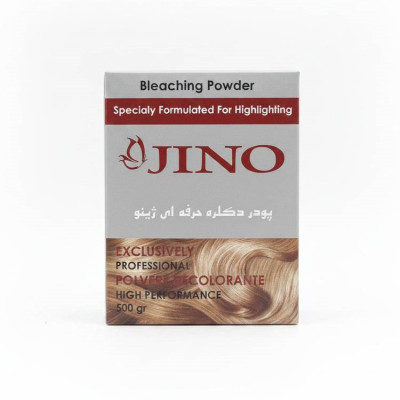 پودر دکلره ژینو مدل حرفه ای  وزن 500 گرم رنگ سفید