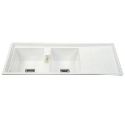 سینک ظرفشویی گرانیت توکار دو لگنه مدل 120S-AKL