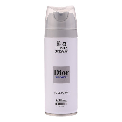 اسپری  مردانه تمیز مدل Dior cologne حجم 200 میلی‌لیتر