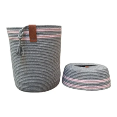 ست سطل و جای دستمال کاغذی لالی پاپ مدل C211