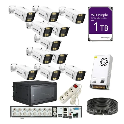 سیستم امنیتی مدل PACK AHD 11 STAR LIGTH - AXESSLINK