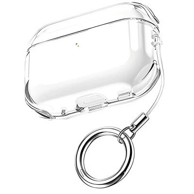 کاور گوف مدل Clear Air Bag مناسب برای کیس اپل Airpods Pro 3 به همراه آویز