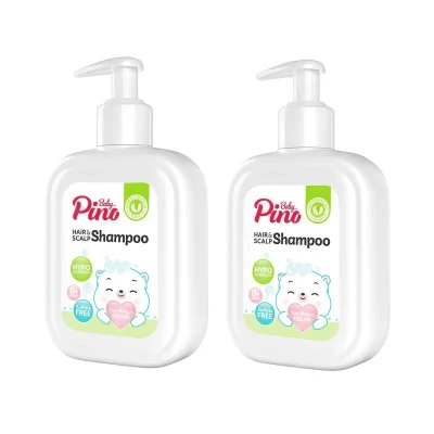 شامپو سر کودک و نوزاد پینو بیبی مدل HAIR & SCALP، وزن 200 گرم، مجموعه 2 عددی