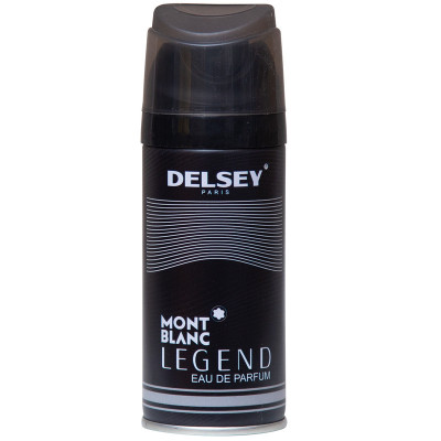 اسپری خوشبو کننده بدن مردانه دلسی مدل Mont Blanc Legend حجم 150 میلی لیتر