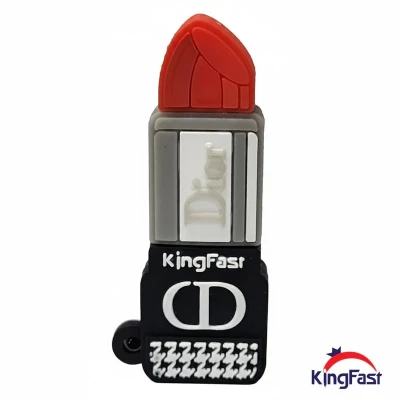 فلش مموری کینگ فست طرح رژ لب مدل Dior Lipstick MP-13 ظرفیت 32 گیگابایت با رابط USB 3.0