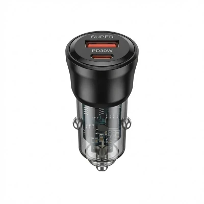 شارژر فندکی 60 وات دو پورت مدل BK-990