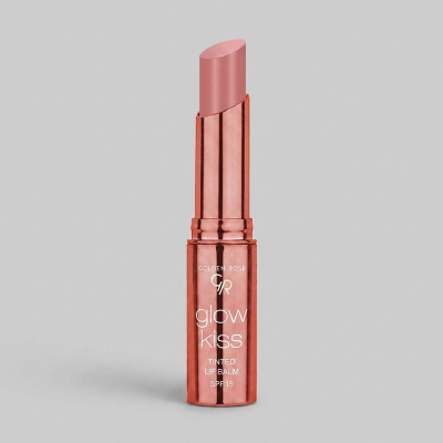 بالم لب تینت گلدن رز مدل TINTED شماره 01 بافت نرم و سبک، حاوی ویتامین E و عصاره، محافظت SPF 15، رطوبت‌رسانی قوی، ماندگاری بالا و نمای نسبتا براق