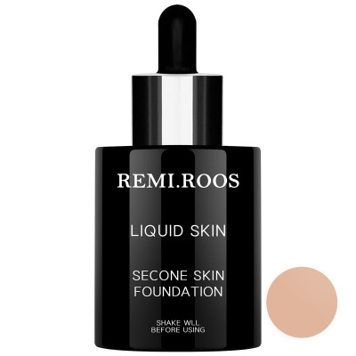 کرم پودر رمی رز سری Liquid Skin مدل Matte Poreless شماره 34 حجم 30 میلی لیتر