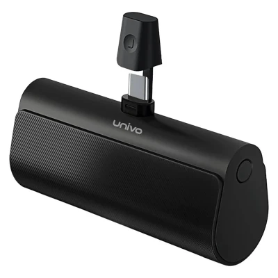 پاوربانک 10 وات یونیوو مدل UN5000 USB-C ظرفیت 4500 میلی آمپر ساعت