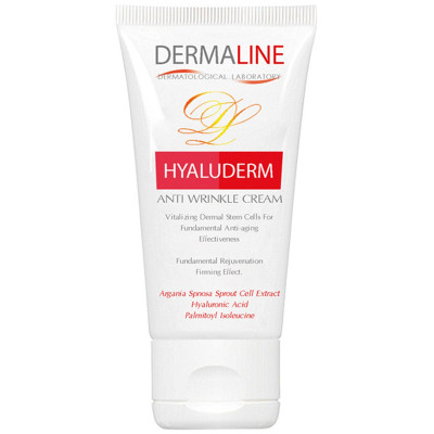 کرم ضد چروک درمالاین مدل Hyaluderm حجم 45 میلی لیتر