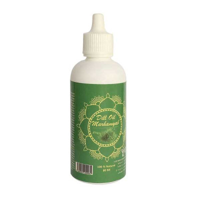 روغن تقویت کننده مو و ریش و سبیل مرهم یاب مدل شوید حجم 80 میلی لیتر