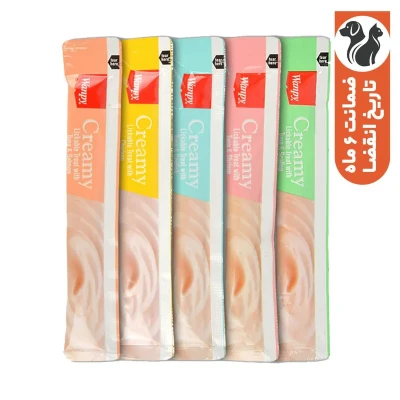 بستنی گربه ونپی مدل سفارش اروپا وزن 70 گرم بسته 5 عددی