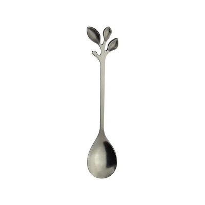 قاشق چای خوری مدل برگ کد 502 بسته 6 عددی