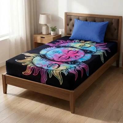 روتختی یک نفره مدل سنتی هندی کد 603 سایز 200x120 سانتی‌متر