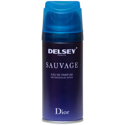 اسپری خوشبو کننده بدن مردانه دلسی مدل Sauvage Dior حجم 150 میلی لیتر
