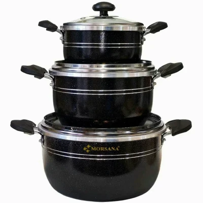 سرویس قابلمه گرانیتی ۶ پارچه مرسانا مدل M262422