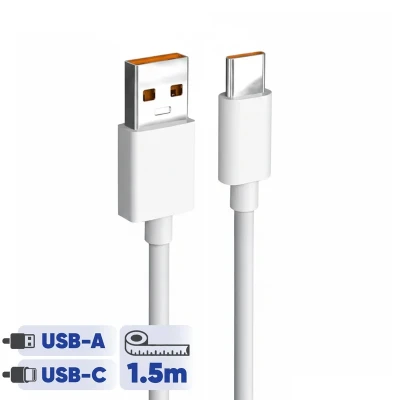 کابل تبدیل USB به USB-C نیبیوا مدل Fast Charge 120W طول 1.5 متر