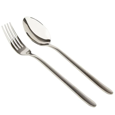 سرویس قاشق و چنگال 12 پارچه 6 نفره مدل براق کد UN-513