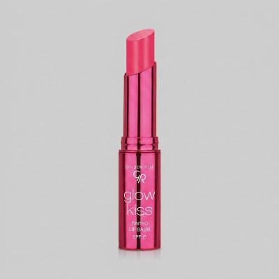 بالم لب ماتیکی گلدن رز مدل TINTED شماره 03 بافت نرم و سبک، محافظت SPF 15، حاوی ویتامین E و هیالورونیک اسید، مرطوب‌کننده و ضد خشکی، ماندگاری بالا و نمای نهایی براق