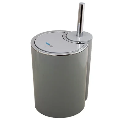 ست سطل زباله و فرچه بریسو دیزاین مدل  BRS - Silv 2