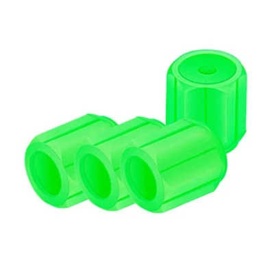 سر والف لاستیک خودرو چیکال مدل شبرنگی کد P-1107-GREN بسته 4 عددی